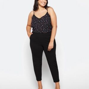 Liverpool Black Floral Jumpsuit
